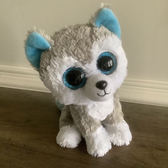 Ty Beanie Boos SLUSH the Husky Dog - Picture 11 of 11